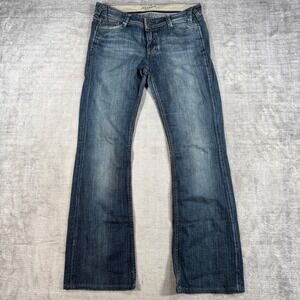Mavi Jeans Womens 30x30 Blue Denim Medium Wash Low Rise Zoe Bootcut Stretch Y2K